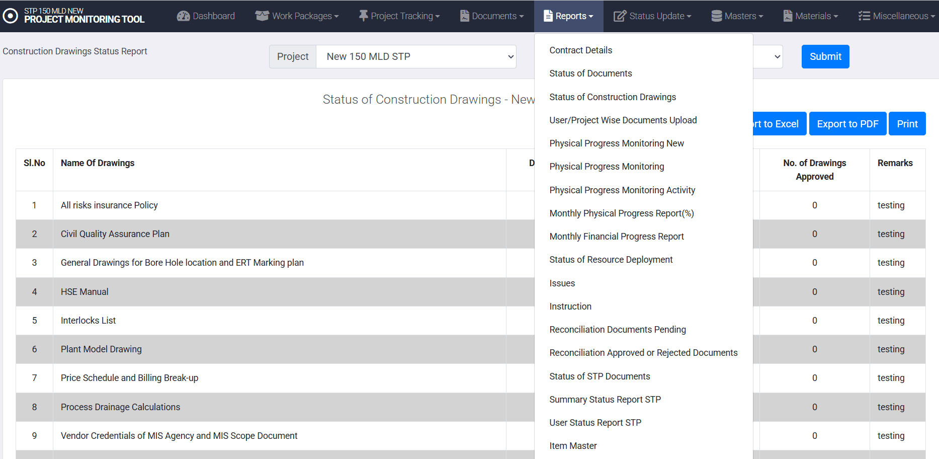 Report Management Desktop